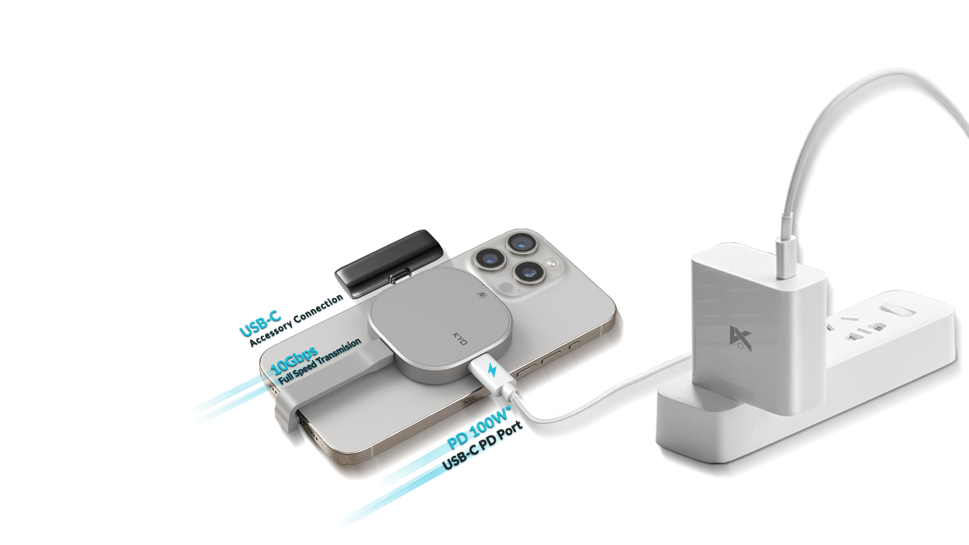 100W PD fast charging
